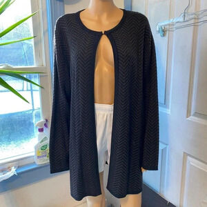 Deane & White Acrylic and Wool Blend Cardigan Women Size 1X